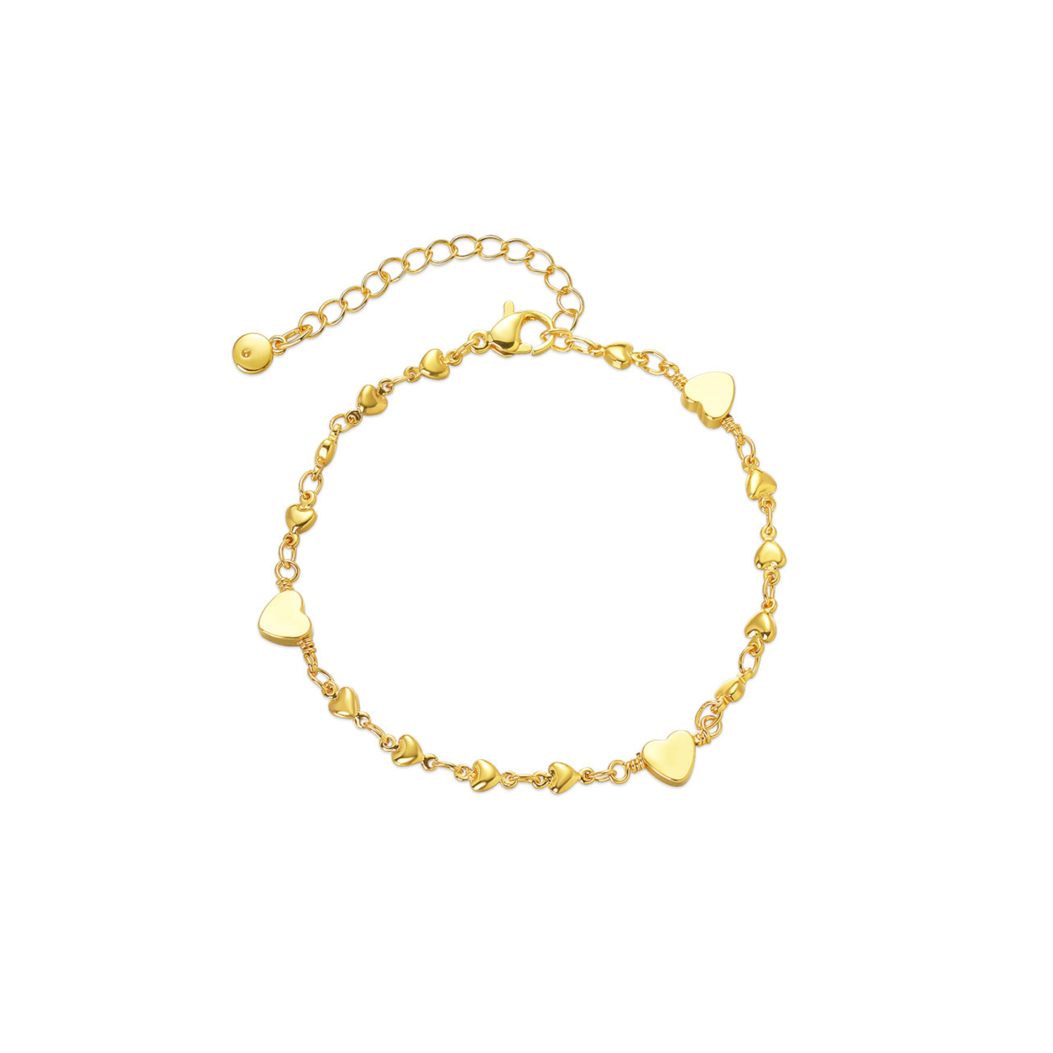 Gold Heart Bracelet