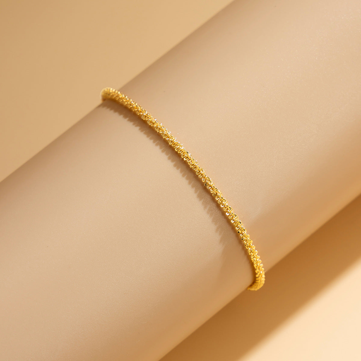 Gold Slim Chain Anklet