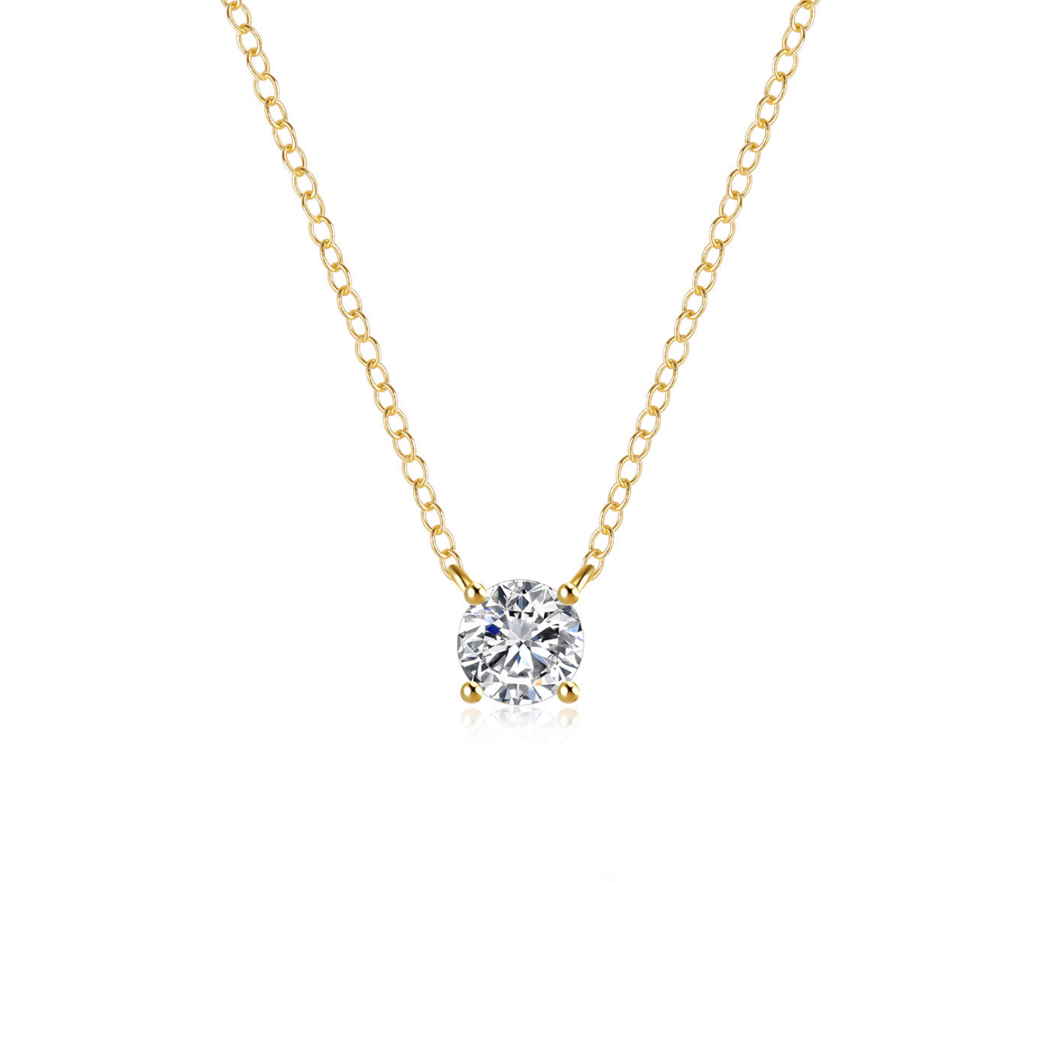 Gold Zircon Necklace