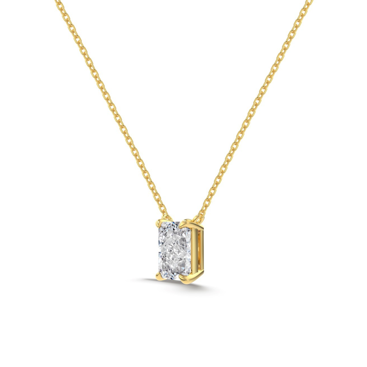 Gold Zircon Necklace