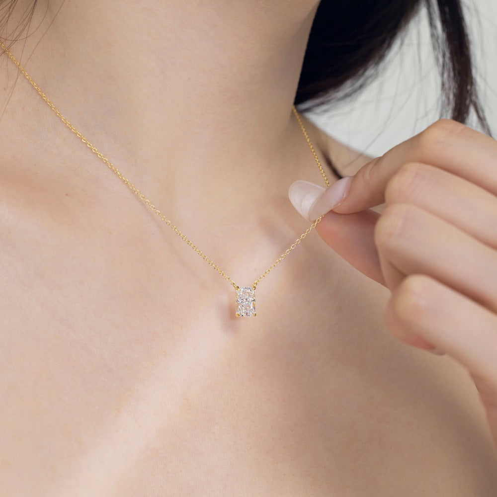 Gold Zircon Necklace