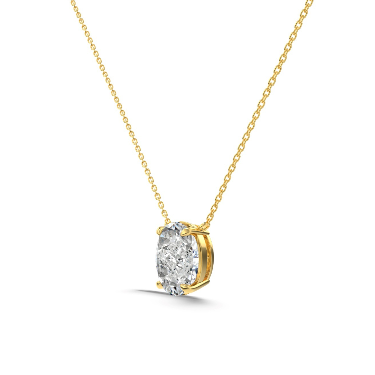 Gold Zircon Necklace