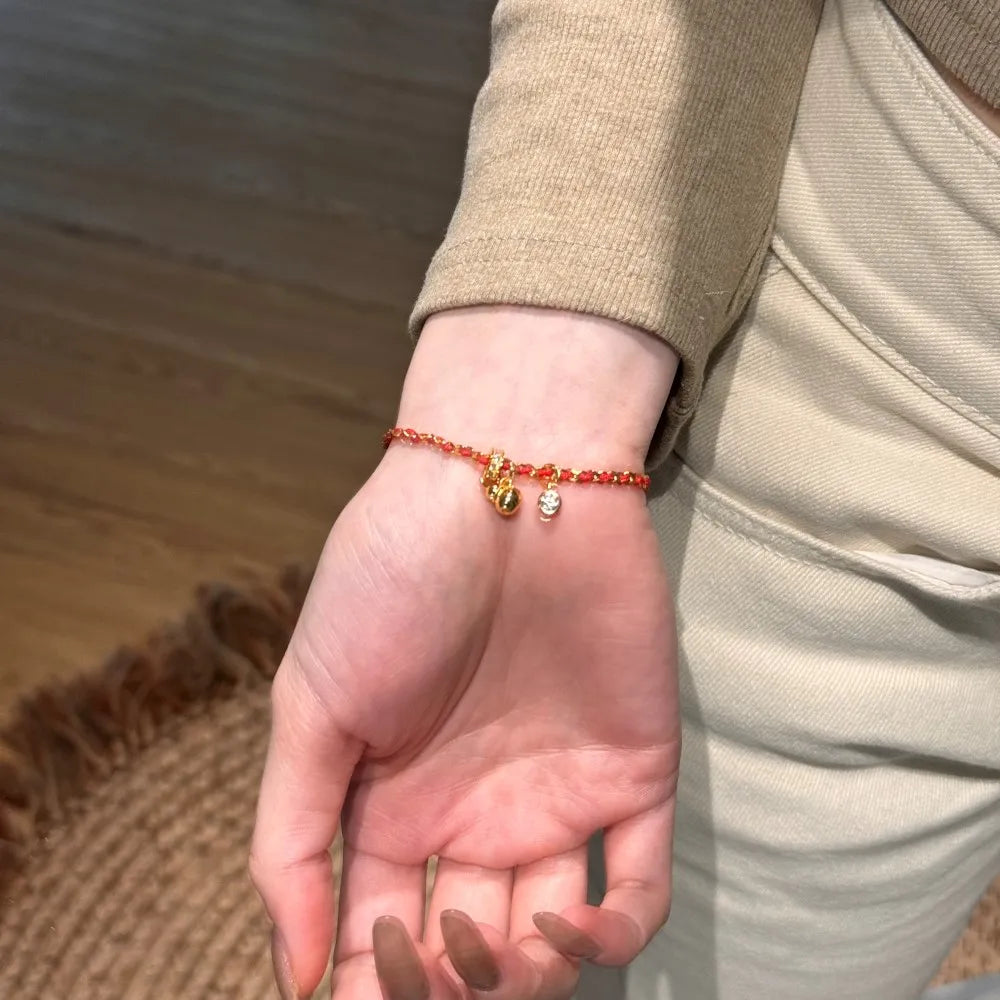 Silver Gourd Chain Bracelet