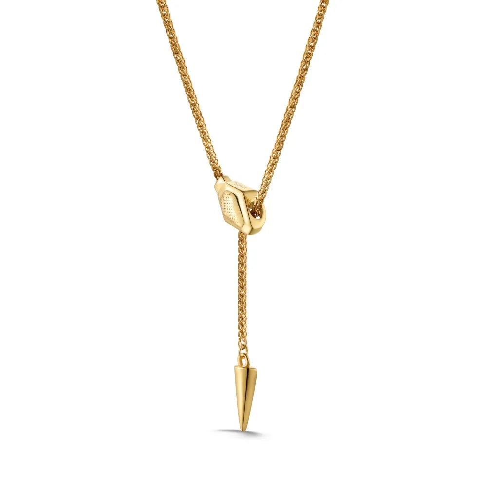 Silver Spear Chain Necklace