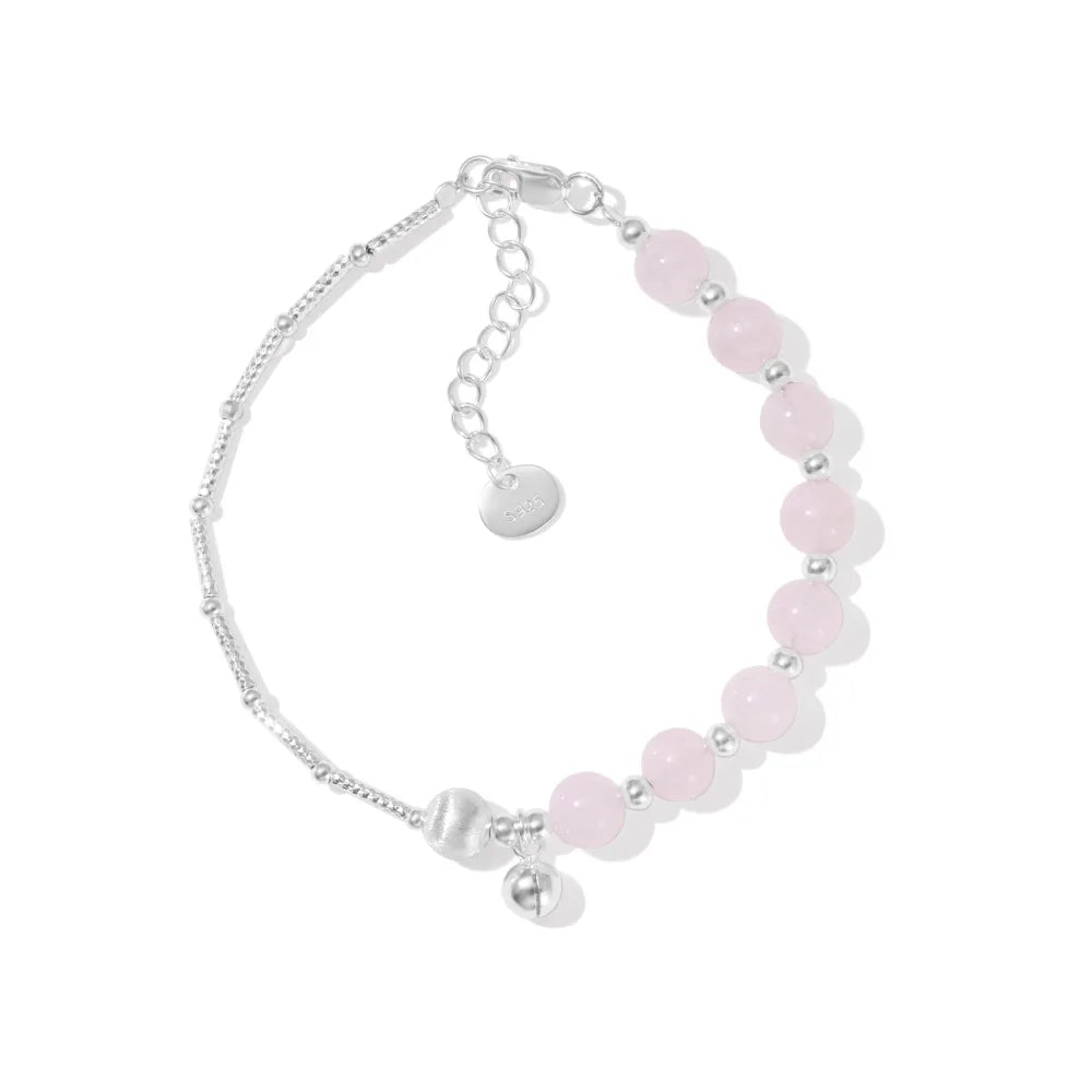 Silver Crystal Round Cut Multi Layer Bangles Beaded Bracelet