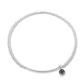 Silver Smiley Face Anklet