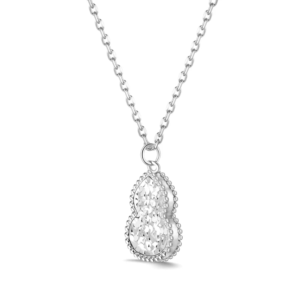 Silver Gourd Pendant Necklace
