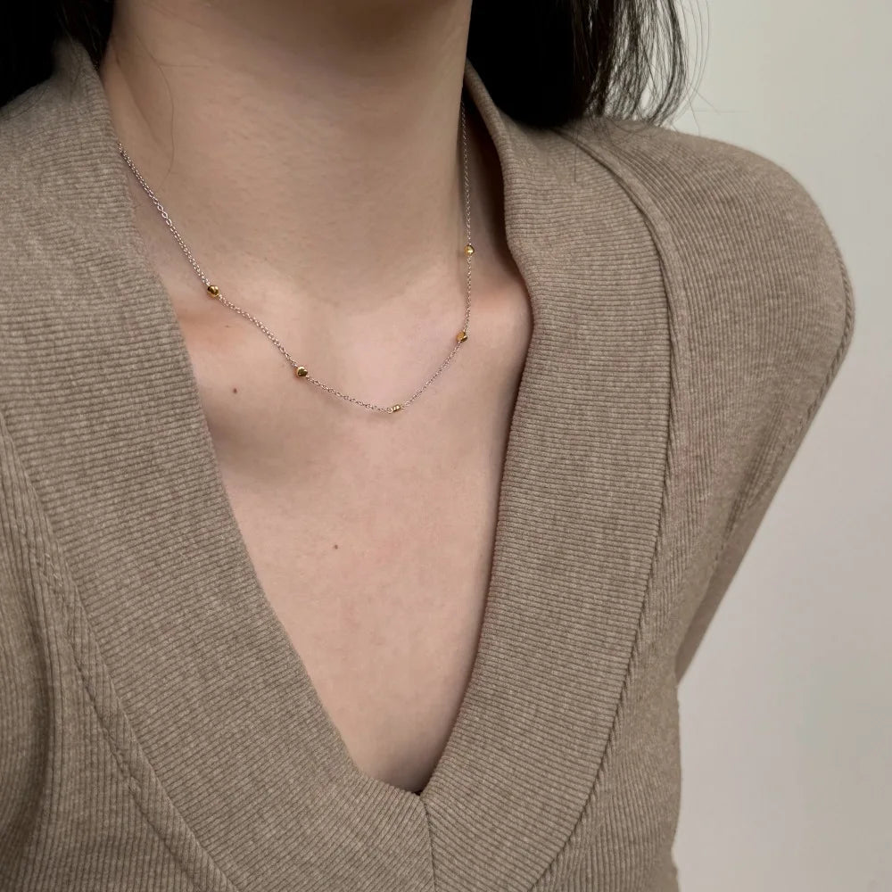 Silver Heart Chain Necklace