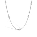 Silver Bangles Beaded Necklace