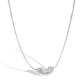 Silver U Bar Necklace