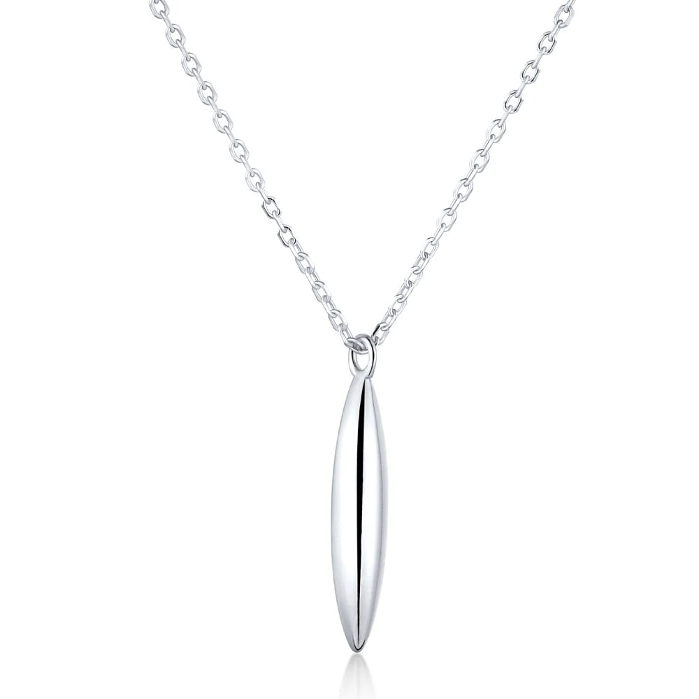 Silver Line Chain Necklace