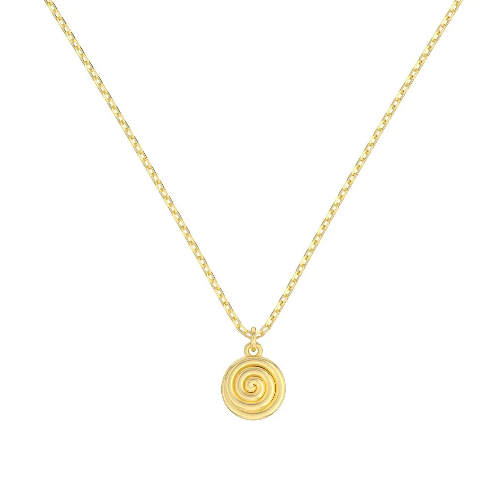 Silver Lollipop Pendant Necklace