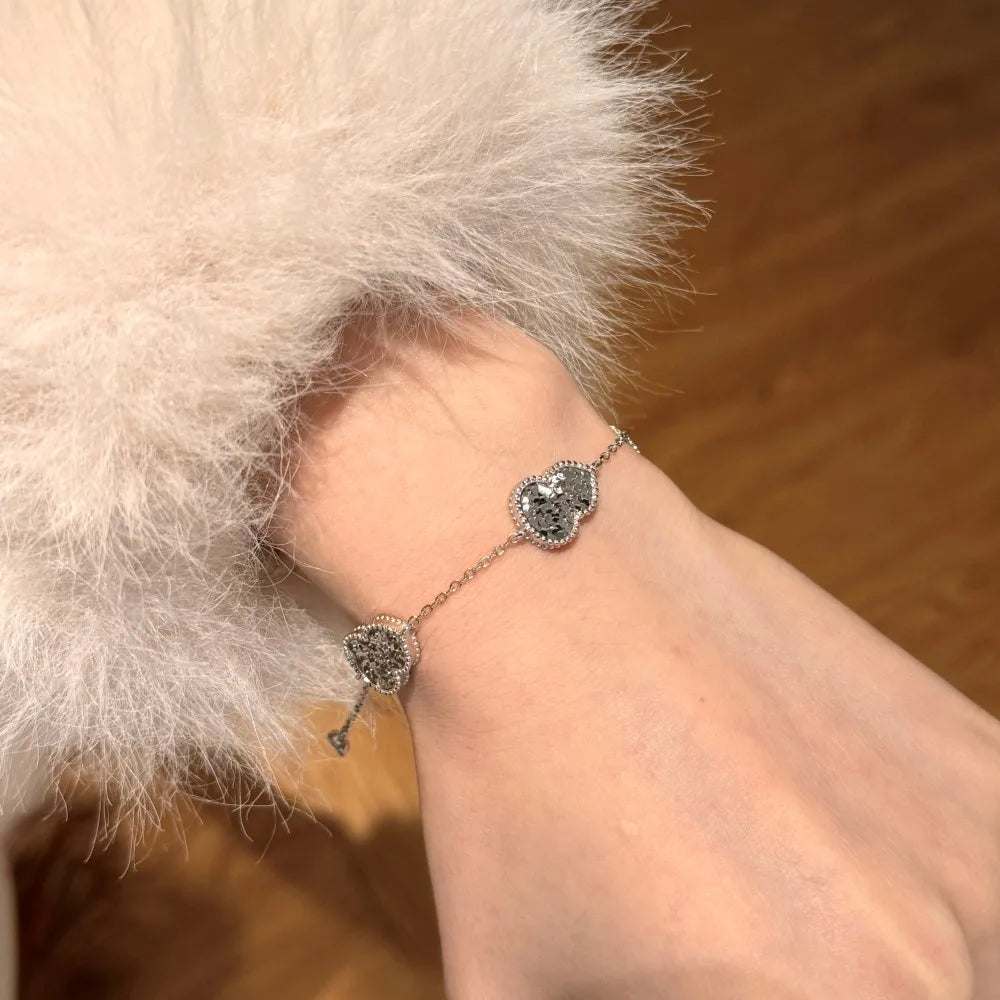 Silver Gourd Charm Bracelet