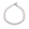 Silver Pearl Classic Beaded Bracelet