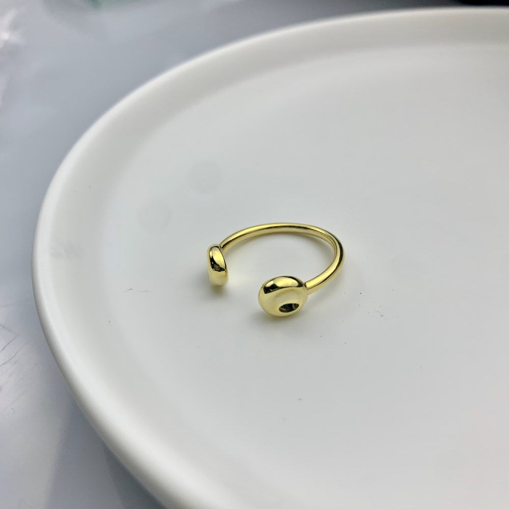 Silver Open Bypass Ring