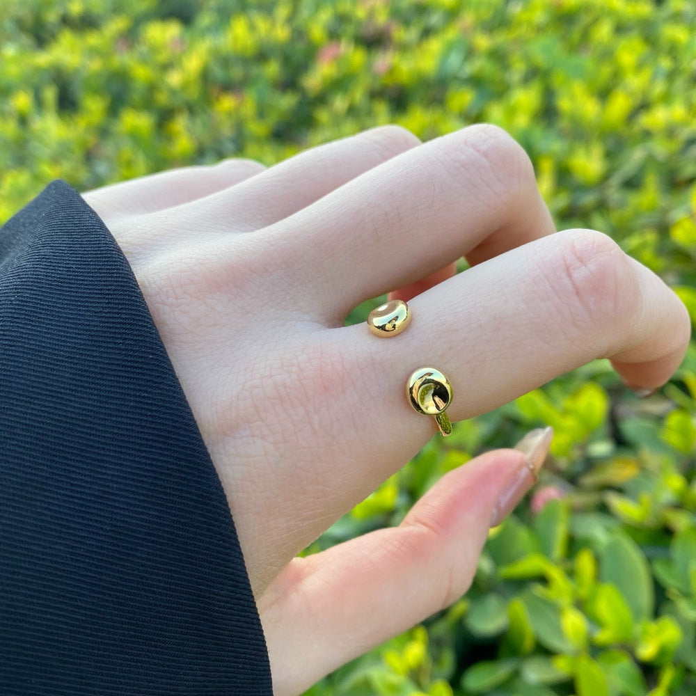 Silver Open Bypass Ring