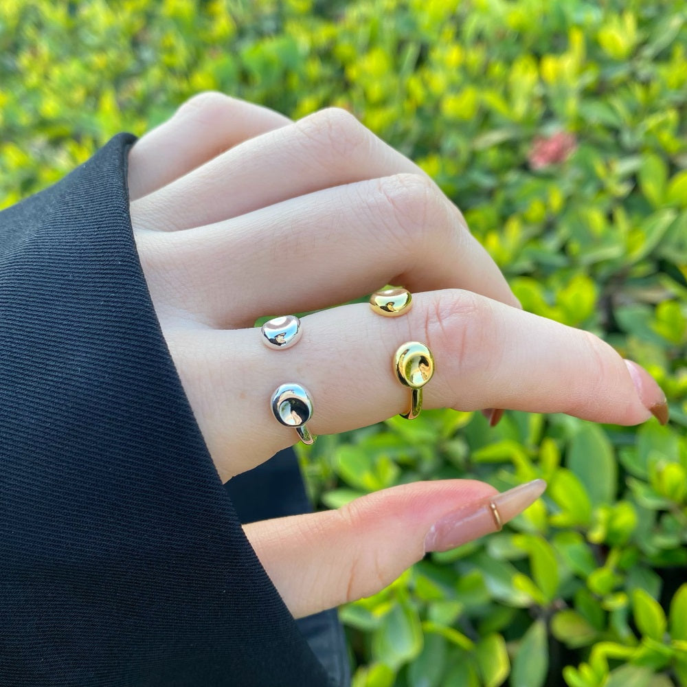 Silver Open Bypass Ring