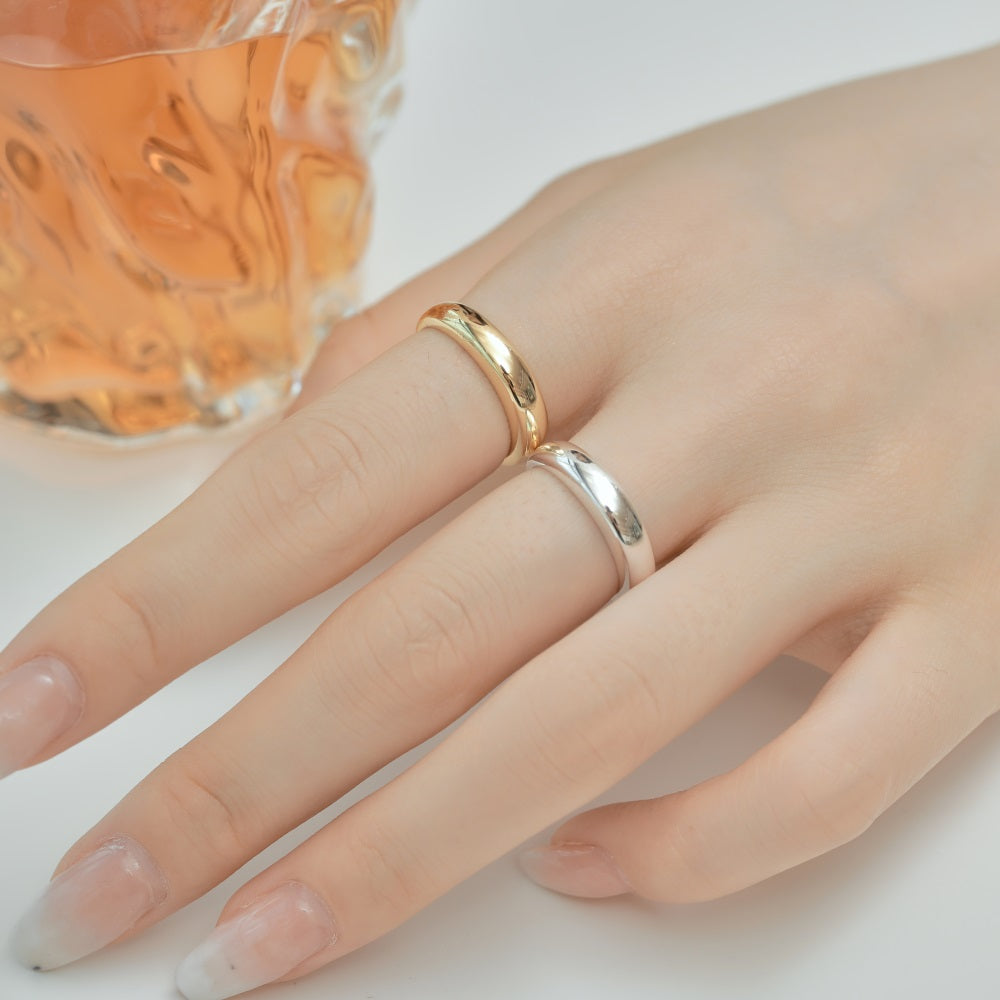 Silver Simple Dainty Ring