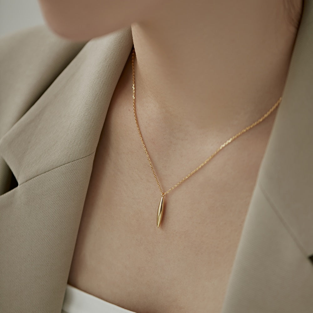 Silver Line Chain Necklace