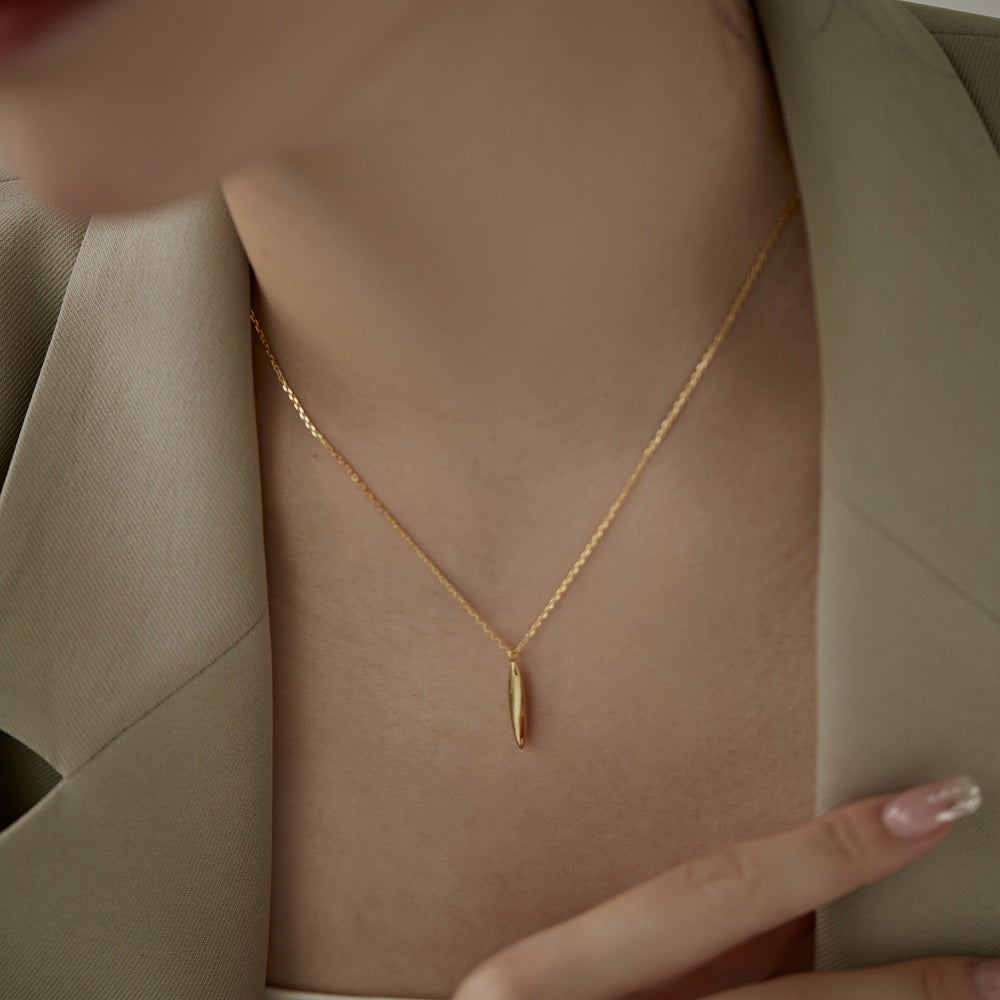 Silver Line Chain Necklace