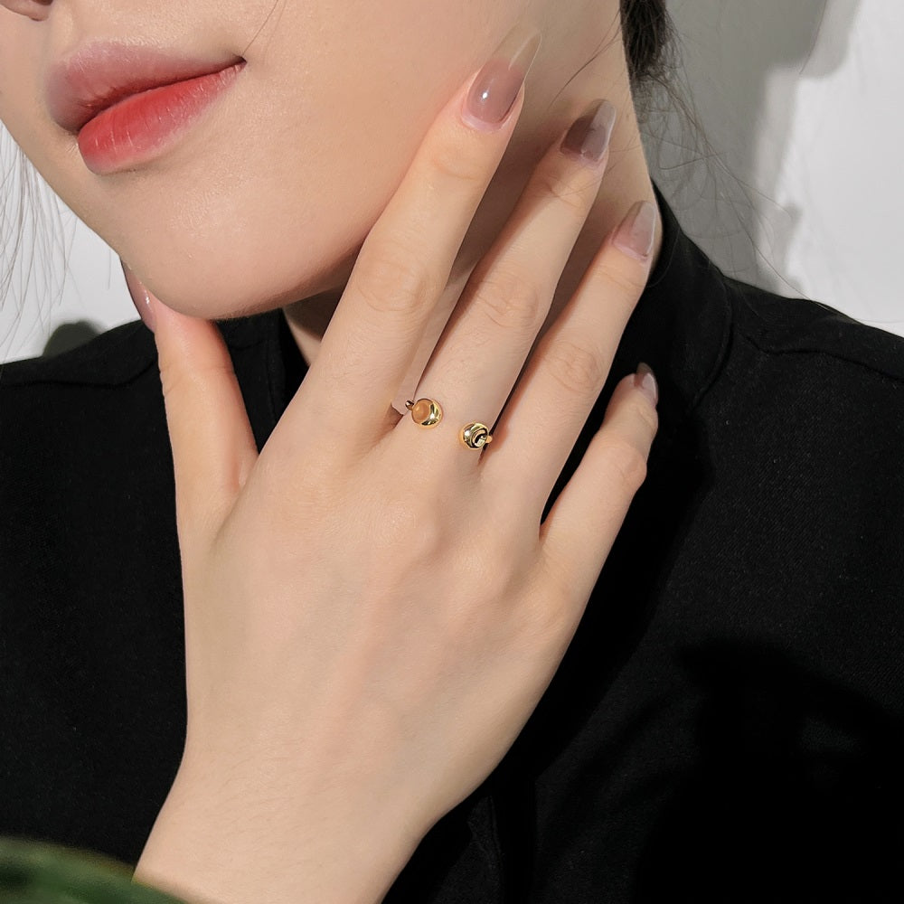 Silver Open Bypass Ring