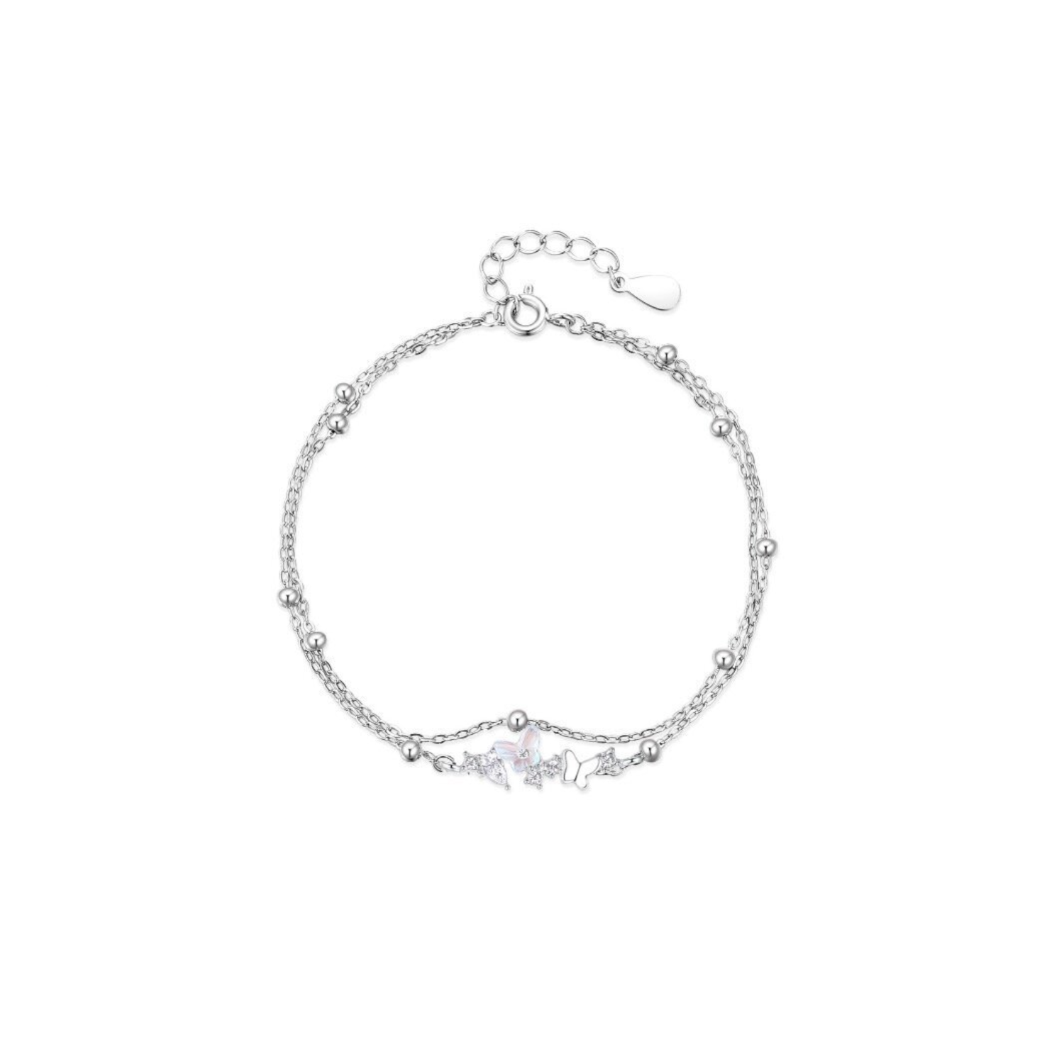 Silver Butterfly Bracelet