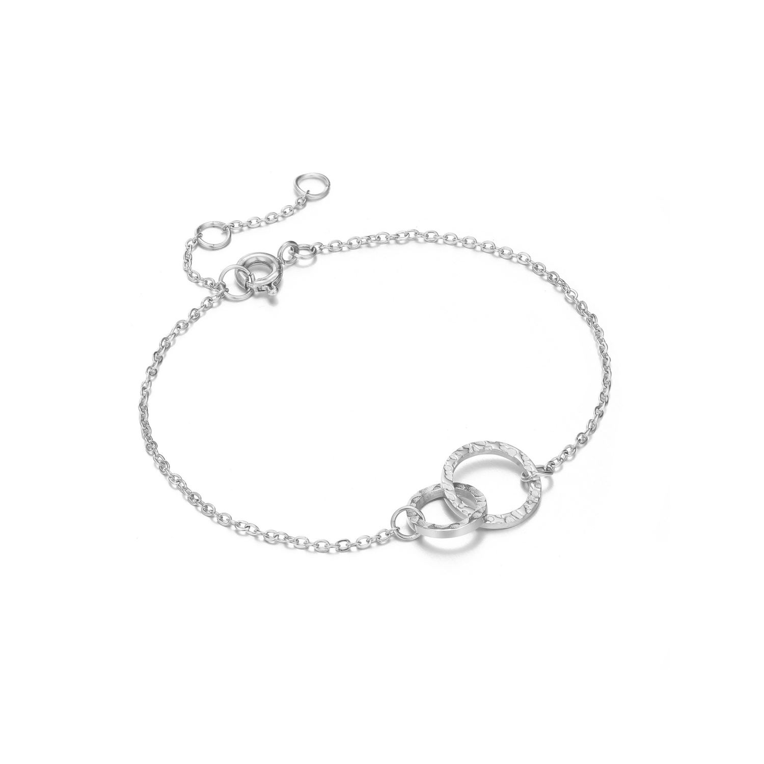 Silver TwinLoop Bracelet