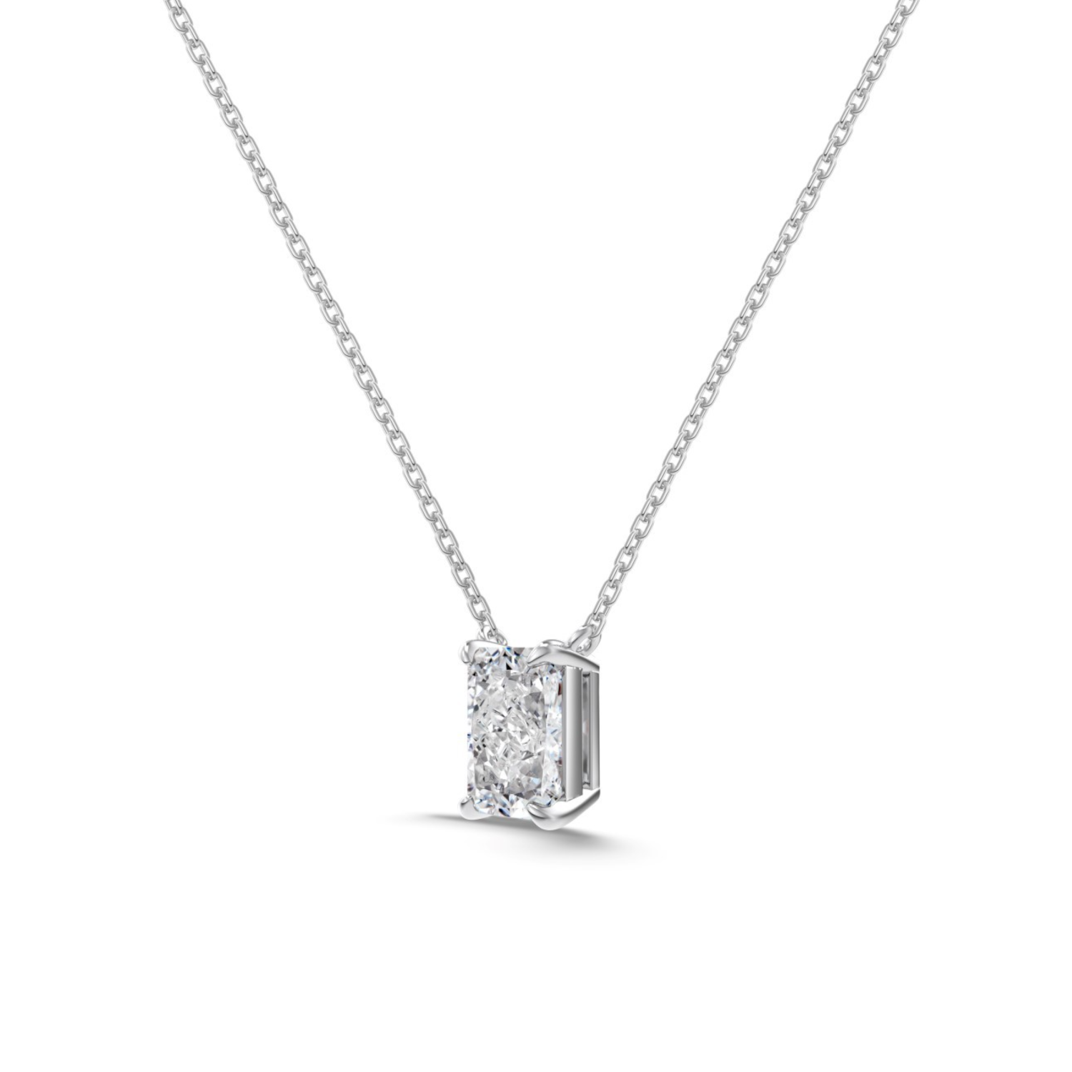 Silver Zircon Necklace