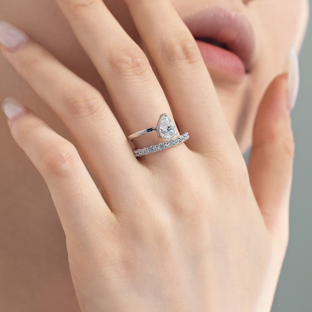 Silver Zircon Ring