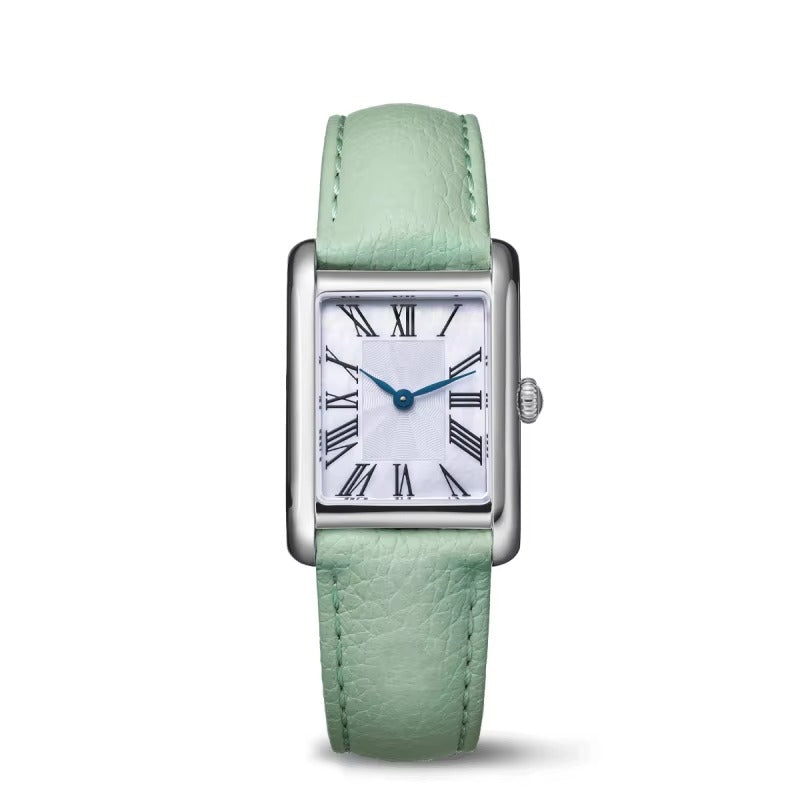 Stainless Steel Quartz Powered Classic Roman Elegant Dress Watches