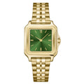 Stainless Steel Quartz Powered Art Deco Square Dress Watches
